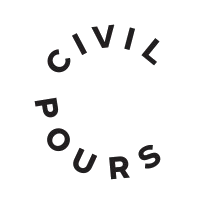 Civil Pours logo Civil Pours logo