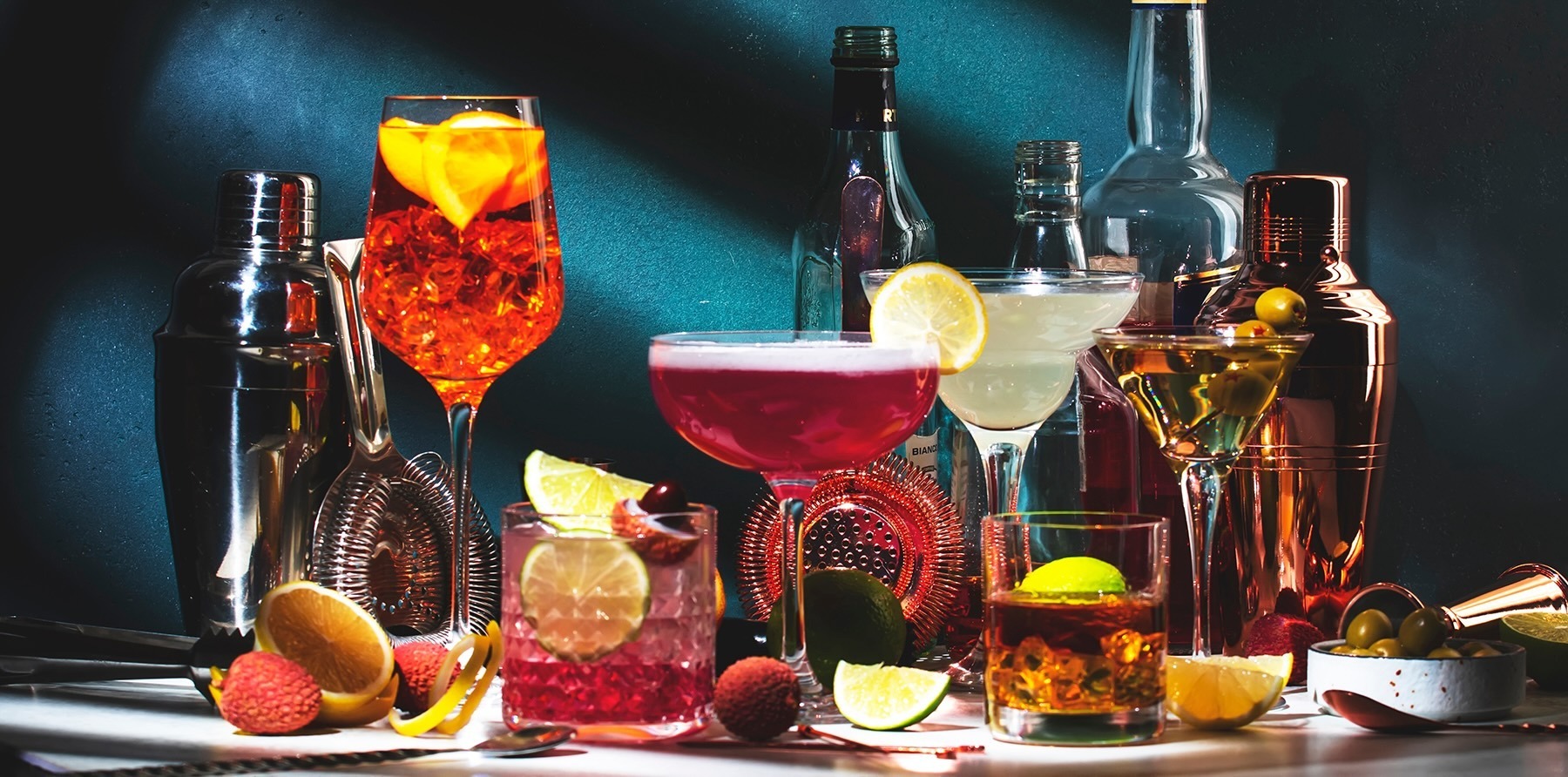 pernodricardcasestudy Different drinks in glasses