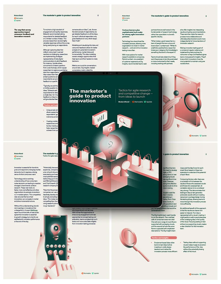 DigidayGuidePages.jpg snapshot of the marketer's guide for innovation